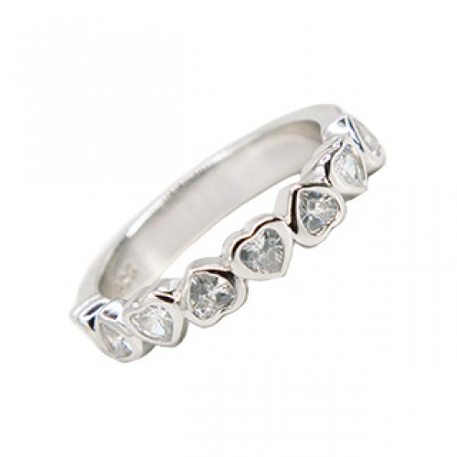  Bague en argent 925 - cz  (gr:6,5 -7-7,5) SIM70-9